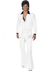 Kostým Oblek 70. let bílý