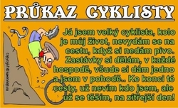 Průkaz Průkaz cyklisty