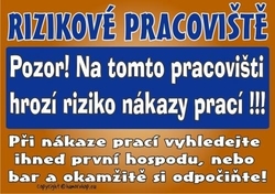 Certifikát Rizikové pracoviště