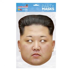 Papírová maska Kim Jong Un