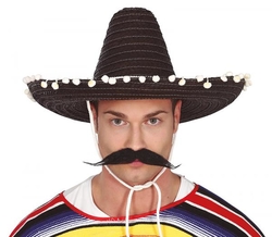 Sombrero černé 45 cm