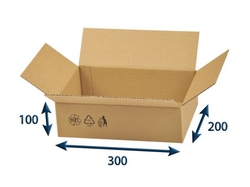 Kartonová krabice 3VVL 300 x 200 x 100