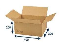Kartonová krabice 3VVL 400 x 300 x 200