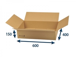 Kartonová krabice 3 VVL 600 x 400 x 150