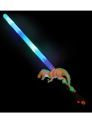 Meč světelný s dinosaurem