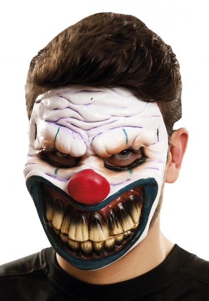 Maska obličejová Ďábelský klaun